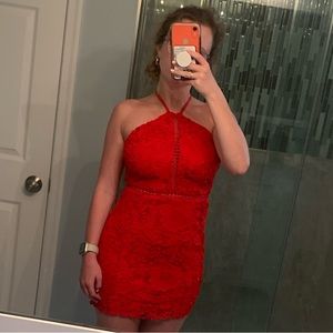 Urban Outfitters Red Body con Dress